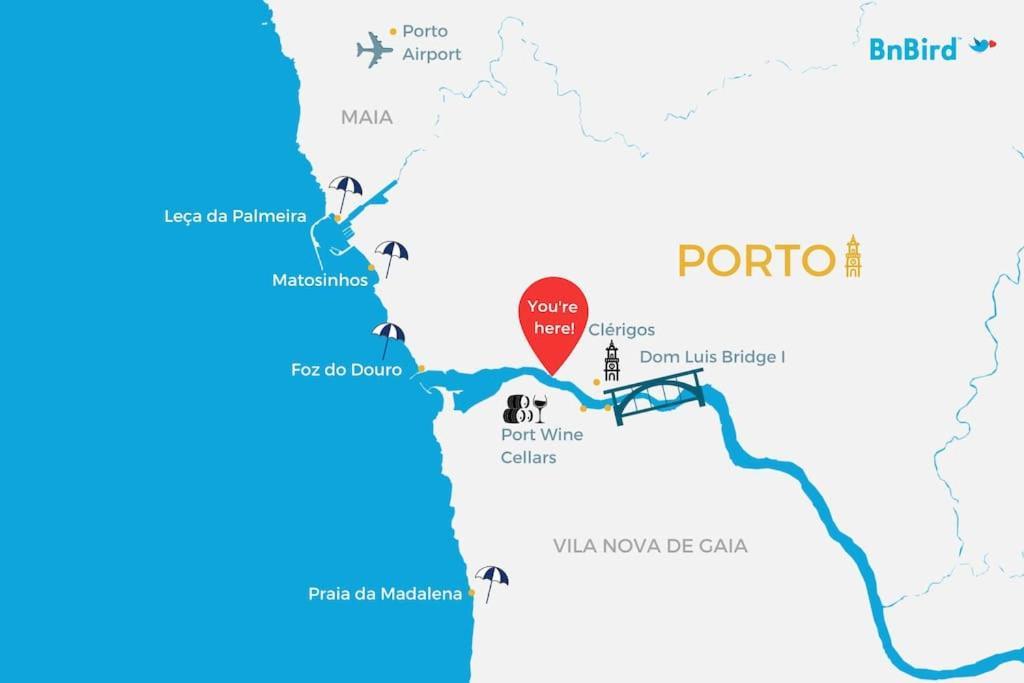 Porto City Holidays By Douro River Eksteriør bilde